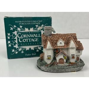 Cornwall Cottage Collection Tudor Hall Mini Hand Painted Porcelain VTG 1987